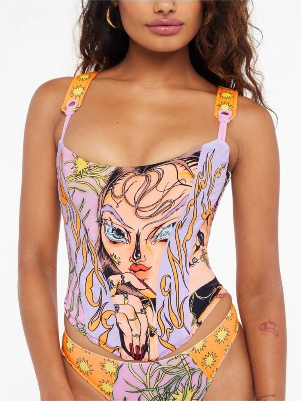 Savage X Fenty Corset Alice Bloomfield lingerie top rare sold out